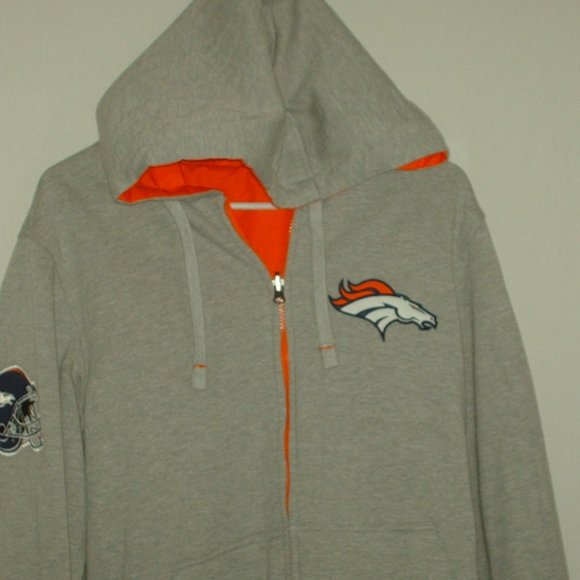 NFL Denver Broncos reversible jacket w/ hood - Picture 4 of 8
